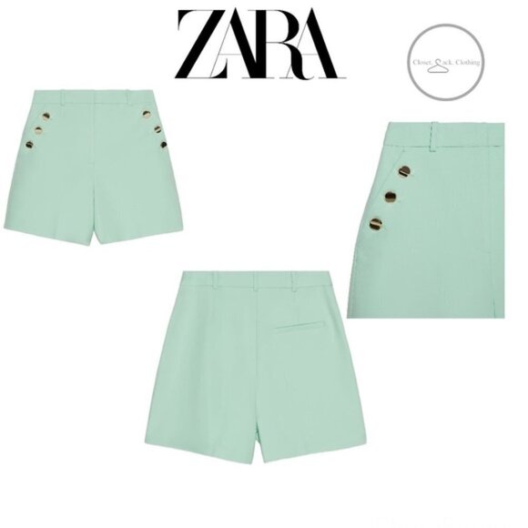 Zara Shorts with Buttons Size Small - Picture 1 of 6